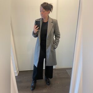 Zara Heather Grey coat - size medium